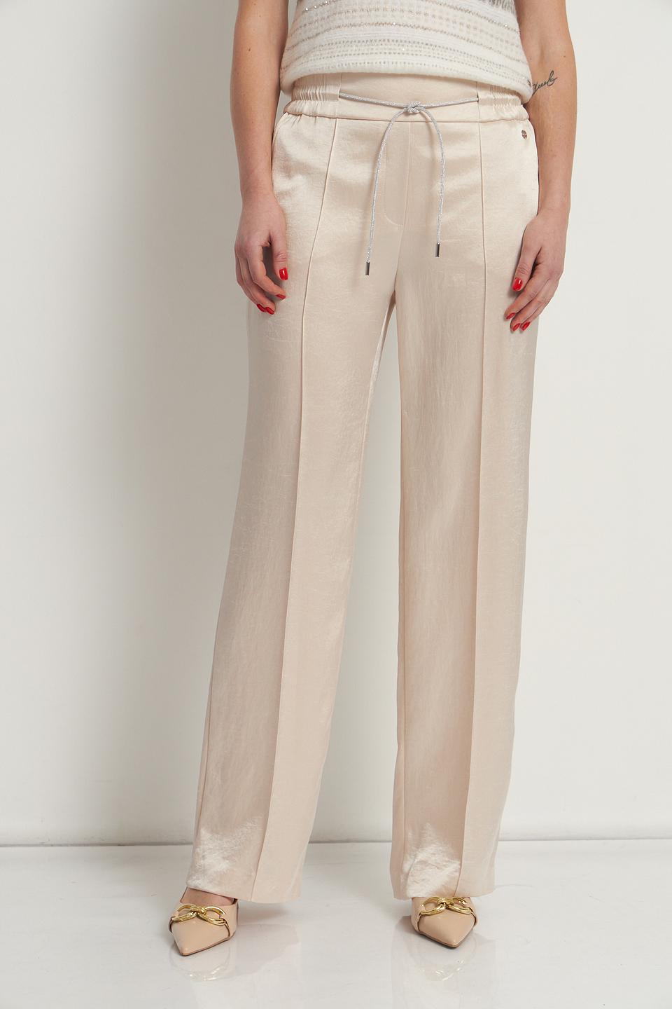 Брюки Marc Cain бежевые с завязками