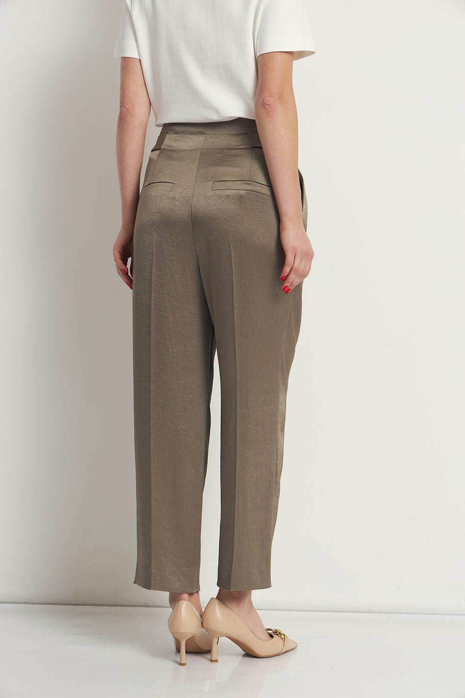 Брюки Marc Cain палаццо оливковые