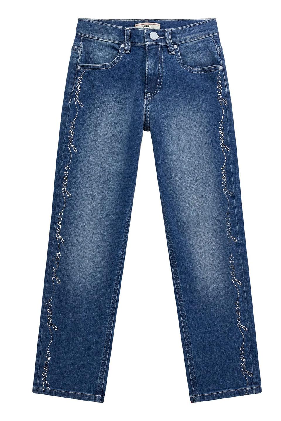 Джинсы Guess для девочки синие
