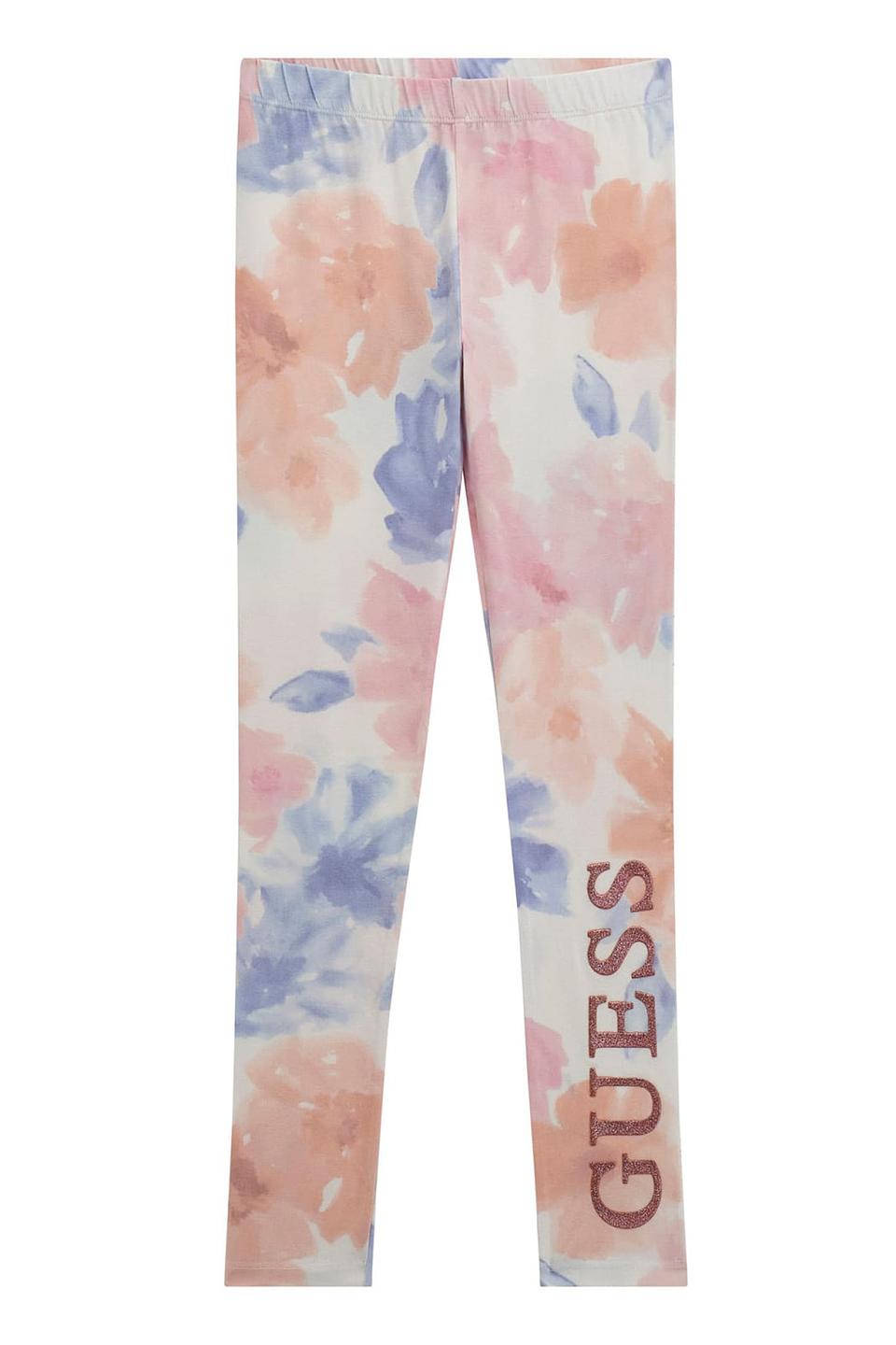 Джинсы Guess дев. с цветочным принтом