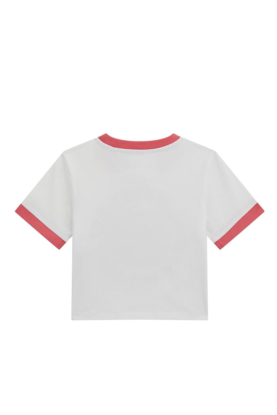 Футболка Guess дев. с мишкой белый