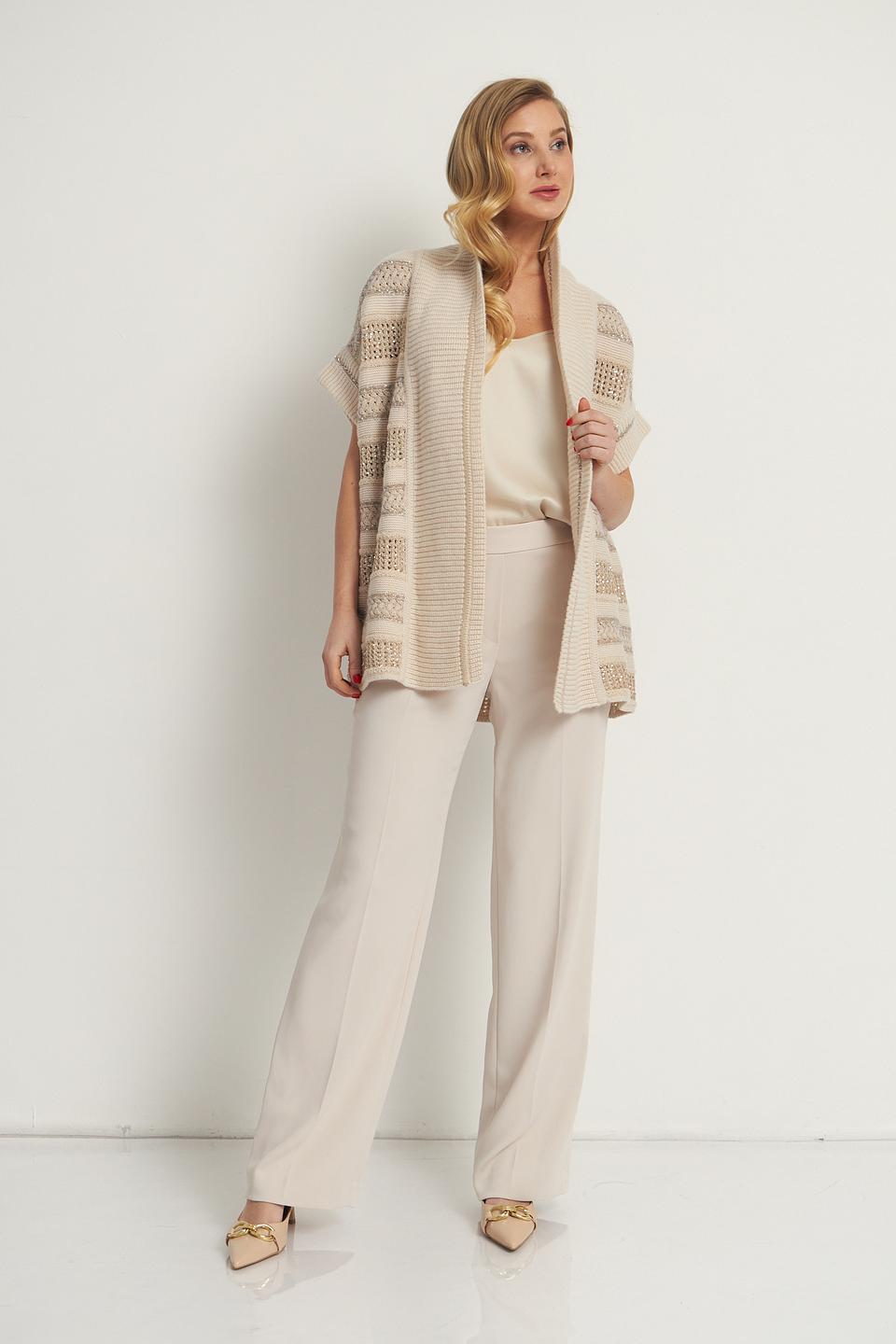 Жакет Marc Cain вязаный бежевый