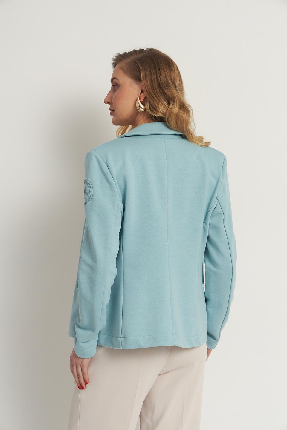 Жакет Monari приталенный голубой