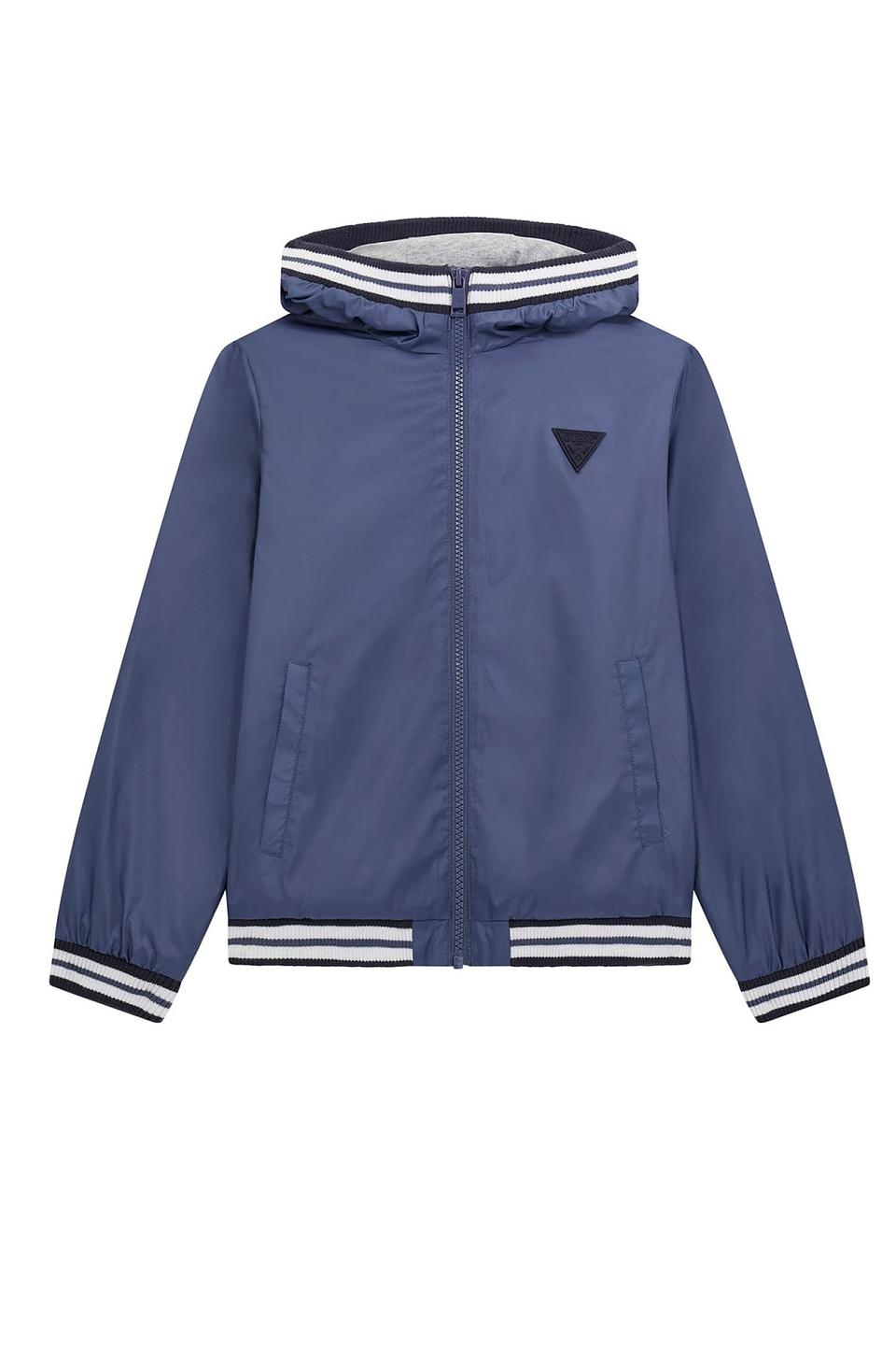 Куртка Guess синяя с логотипом