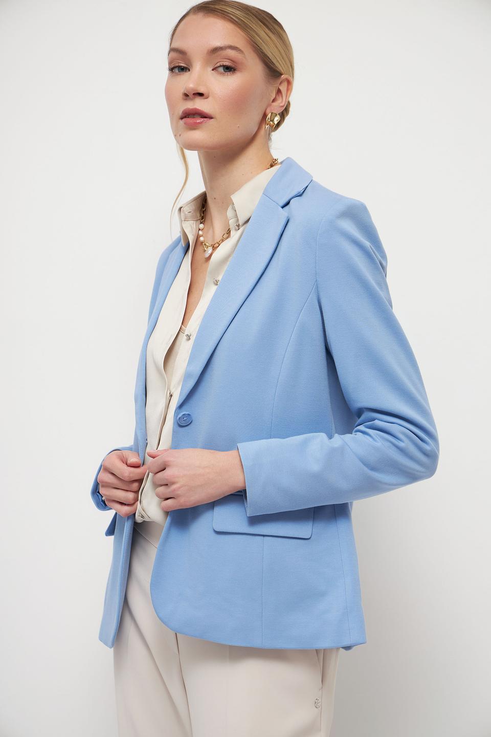 Жакет Tom Tailor голубой приталенный