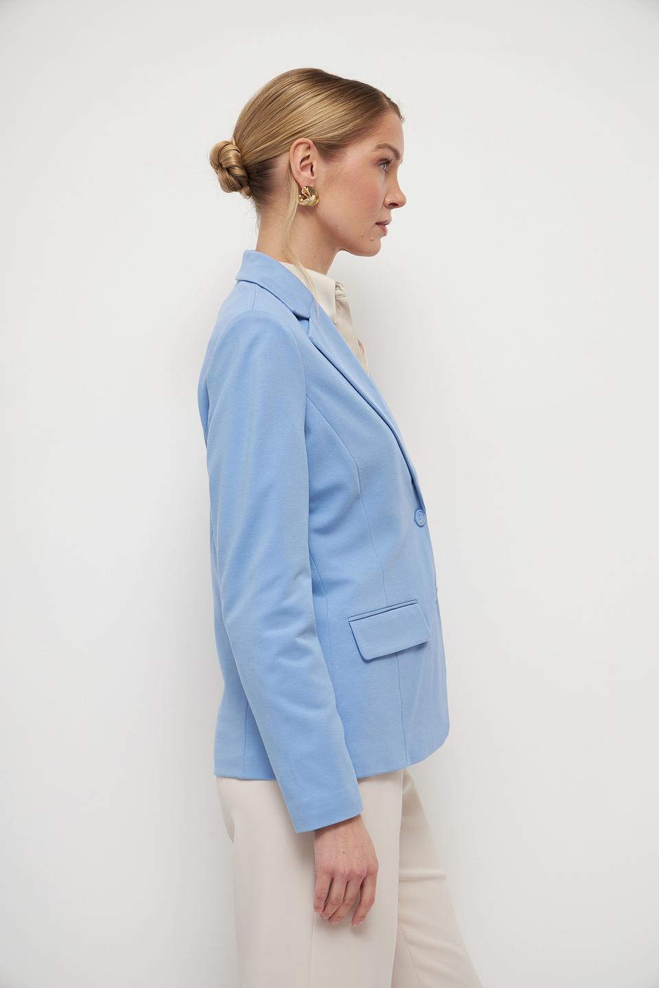 Жакет Tom Tailor голубой приталенный