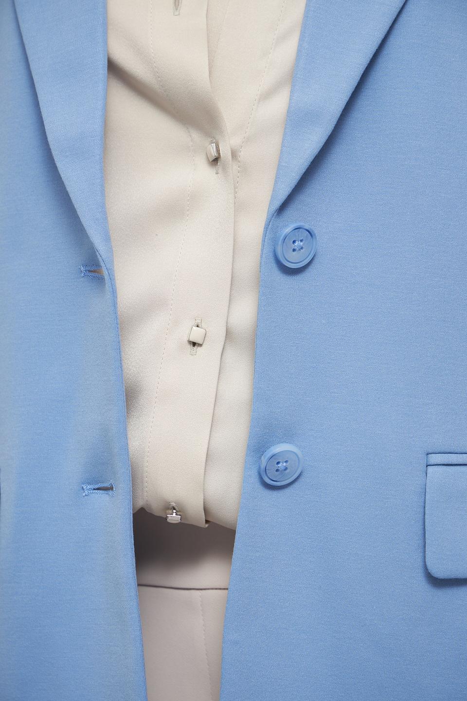 Жакет Tom Tailor голубой приталенный