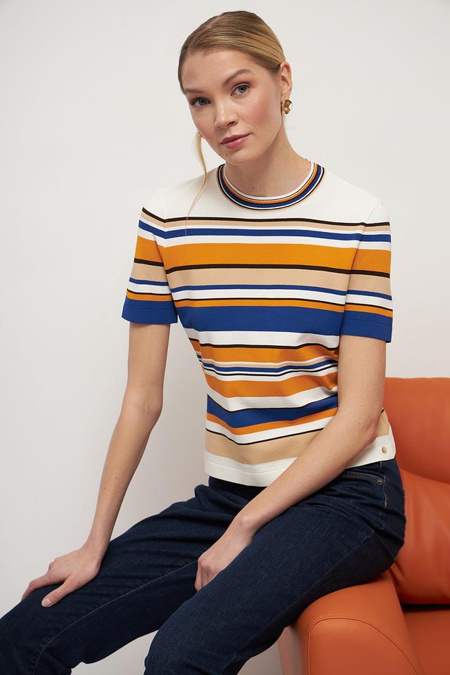 Пуловер Marc Cain в полоску