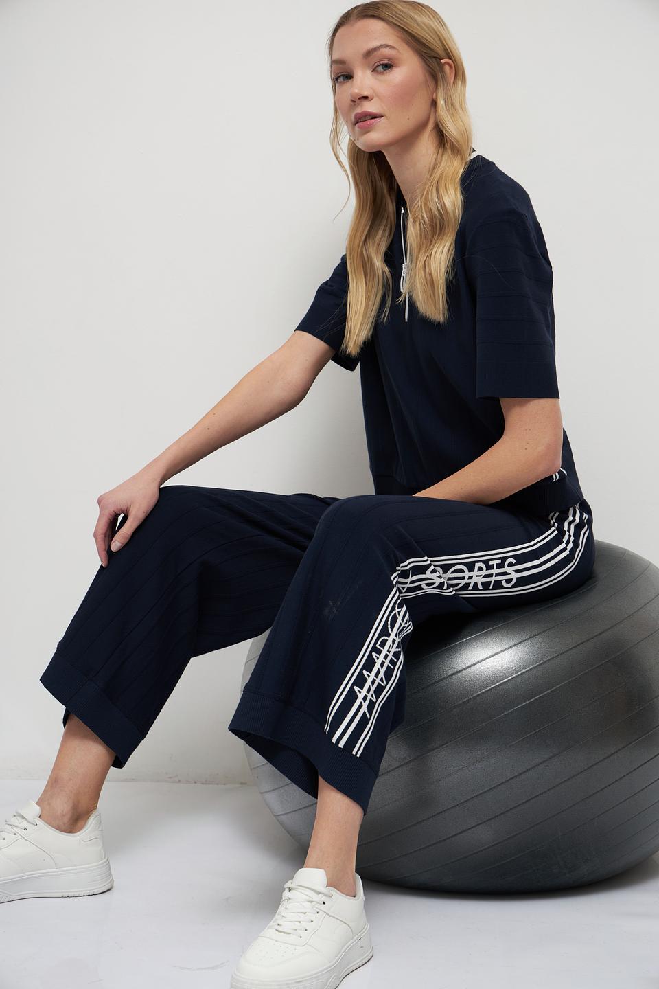 Брюки спортивные Marc Cain темно-синие