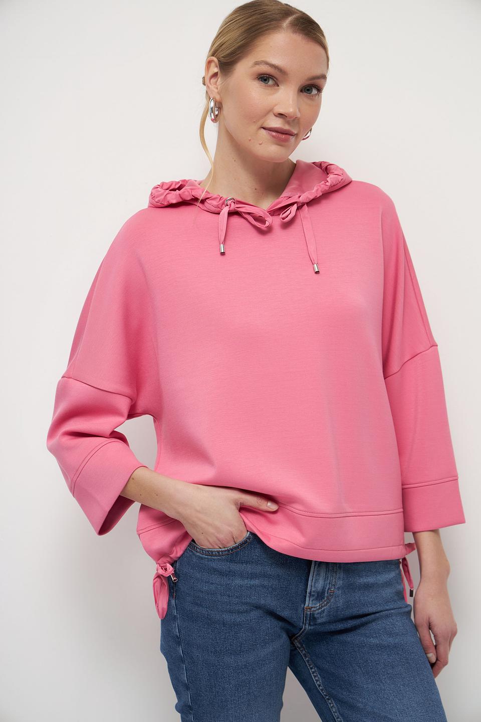 Толстовка Tom Tailor розовая с капюшоном
