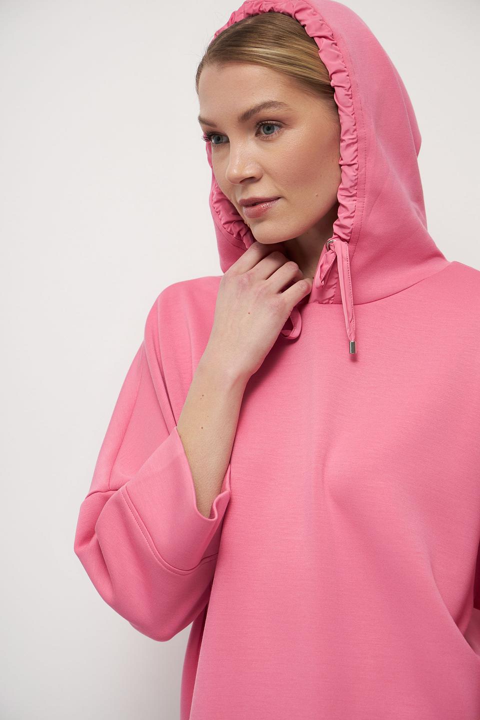 Толстовка Tom Tailor розовая с капюшоном