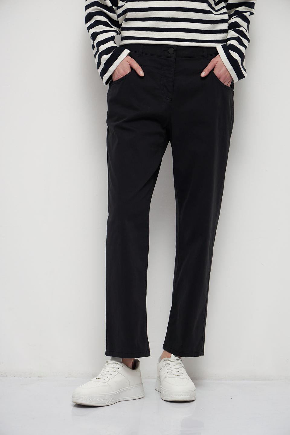 Джинсы классические Luisa Cerano чёрные