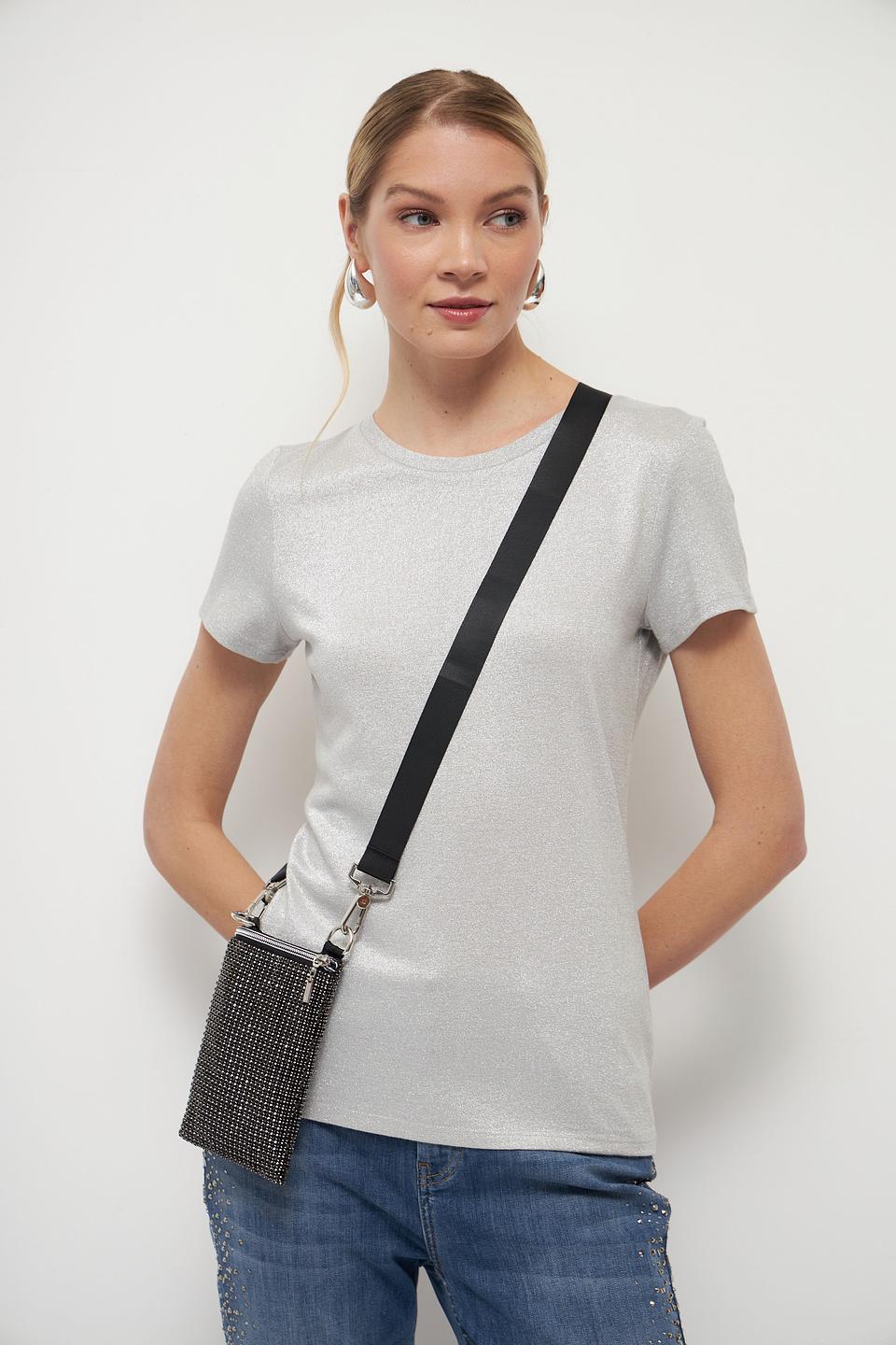 Сумка Monari с кристаллами чёрная