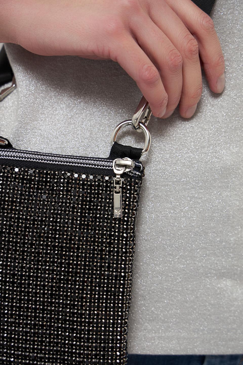 Сумка Monari с кристаллами чёрная