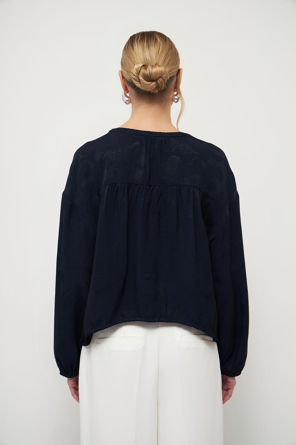 Блузка Marc Cain с цветочным принтом