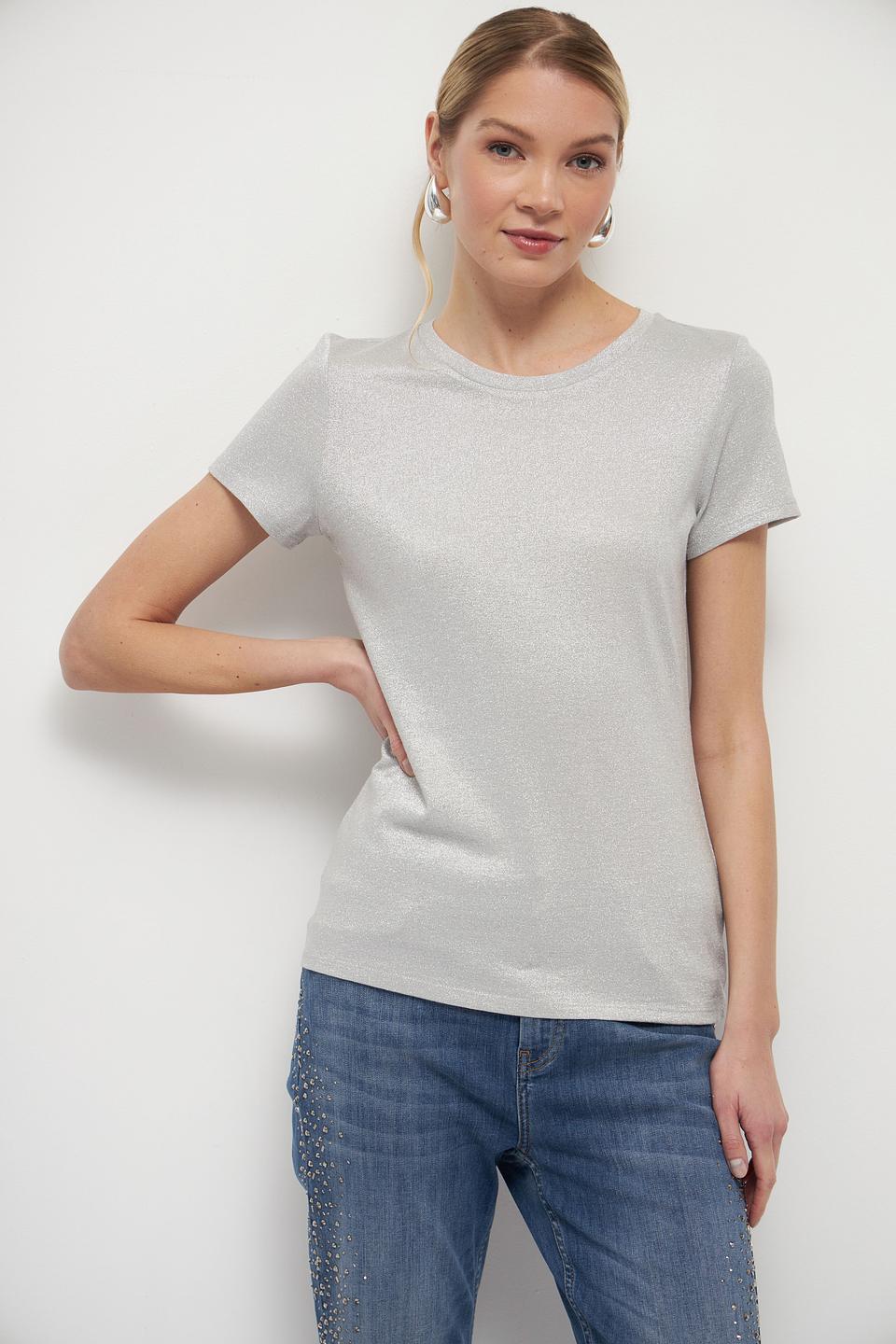 Футболка Marc Aurel с блеском серебристый