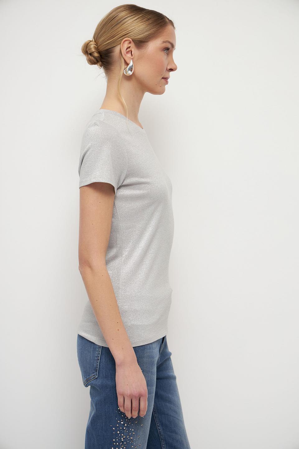 Футболка Marc Aurel с блеском серебристый