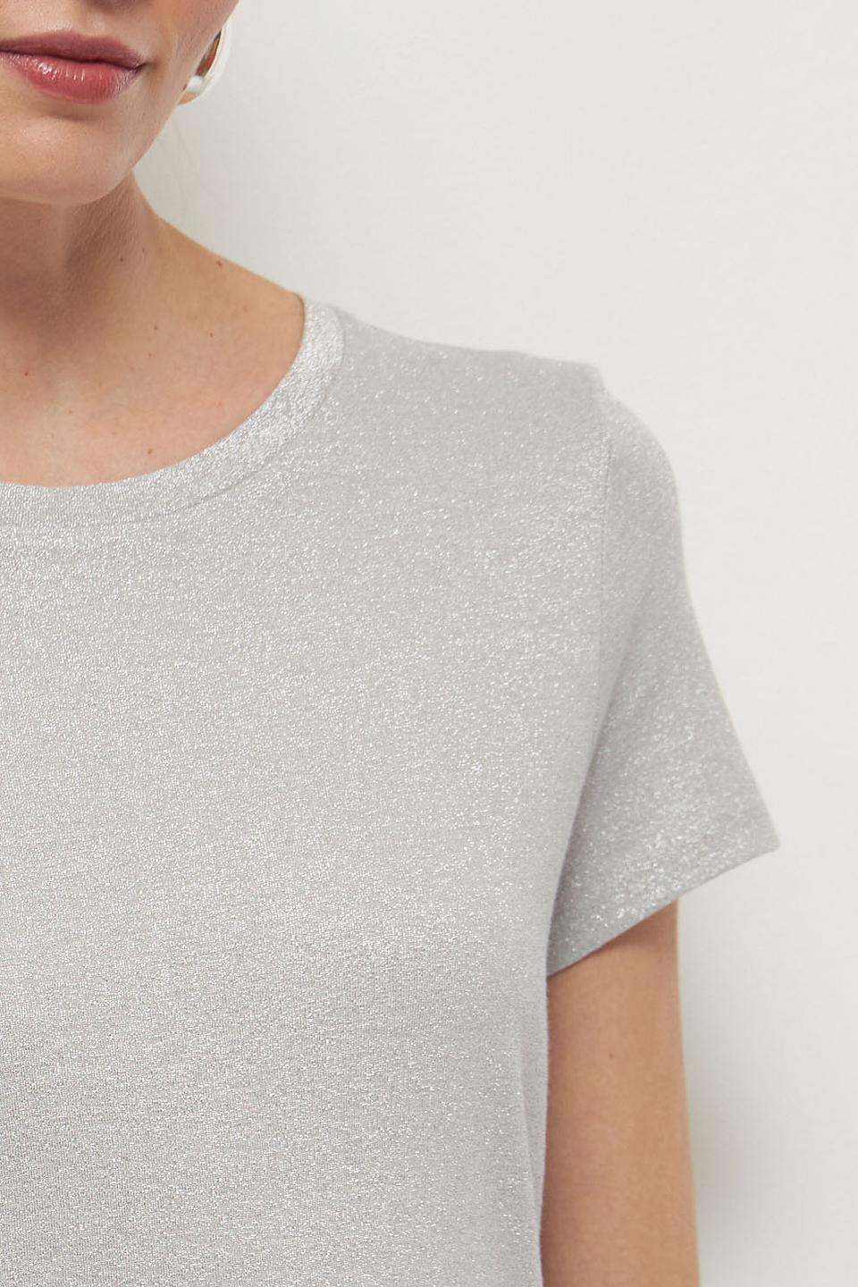 Футболка Marc Aurel с блеском серебристый