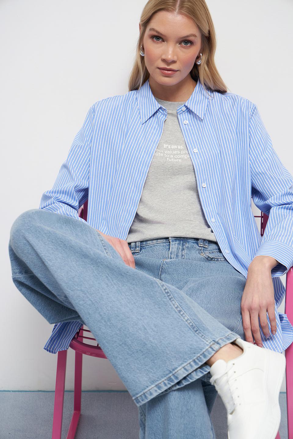 Футболка Marc O Polo серая с принтом