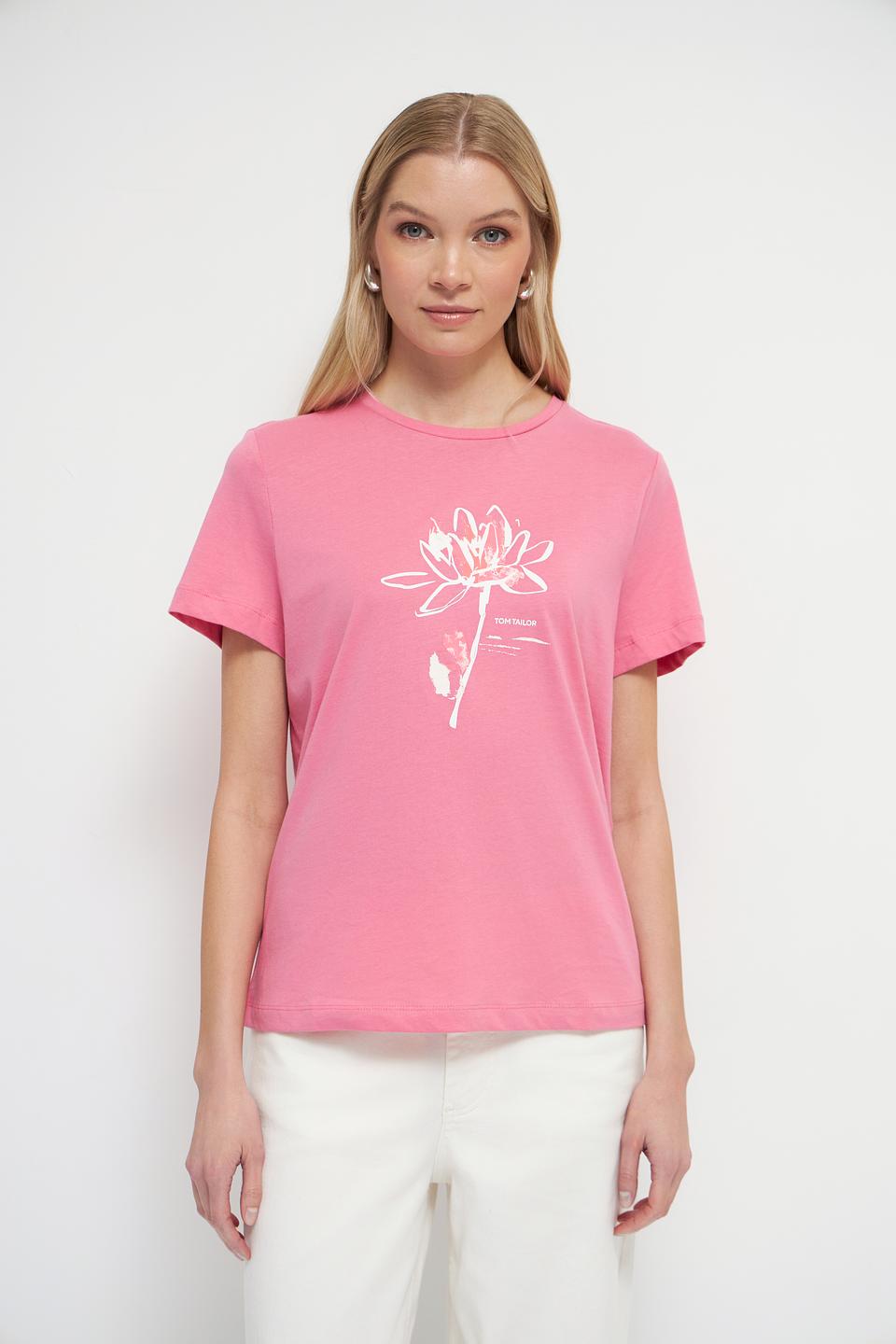 Футболка Tom Tailor с цветочным принтом