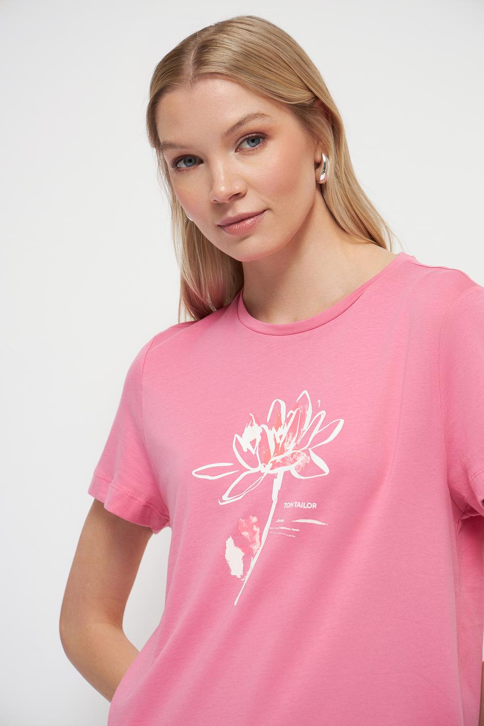 Футболка Tom Tailor с цветочным принтом