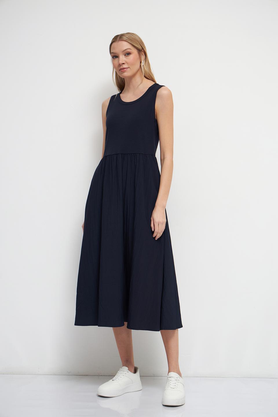 Платье Oui женское тёмно-синее