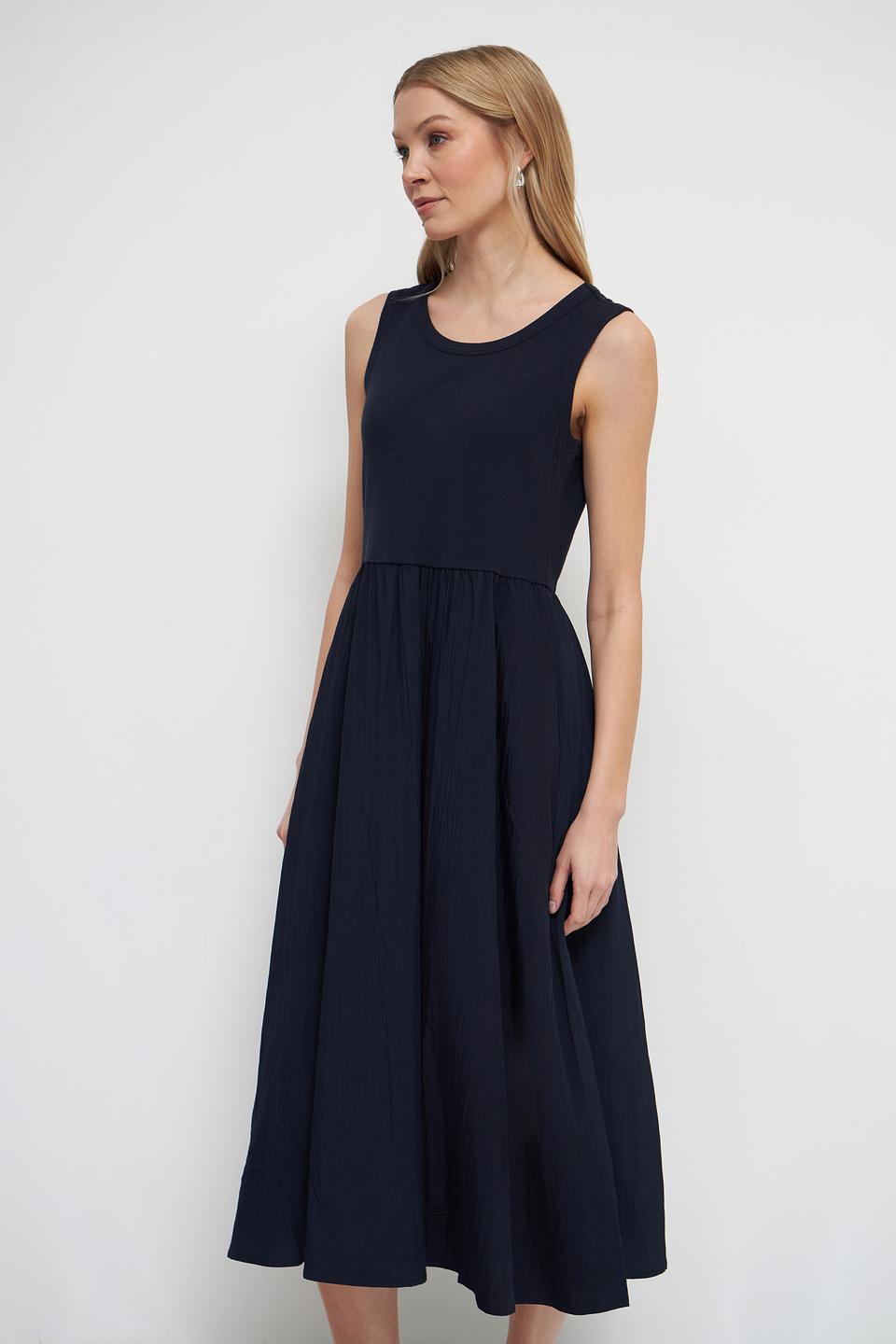 Платье Oui женское тёмно-синее