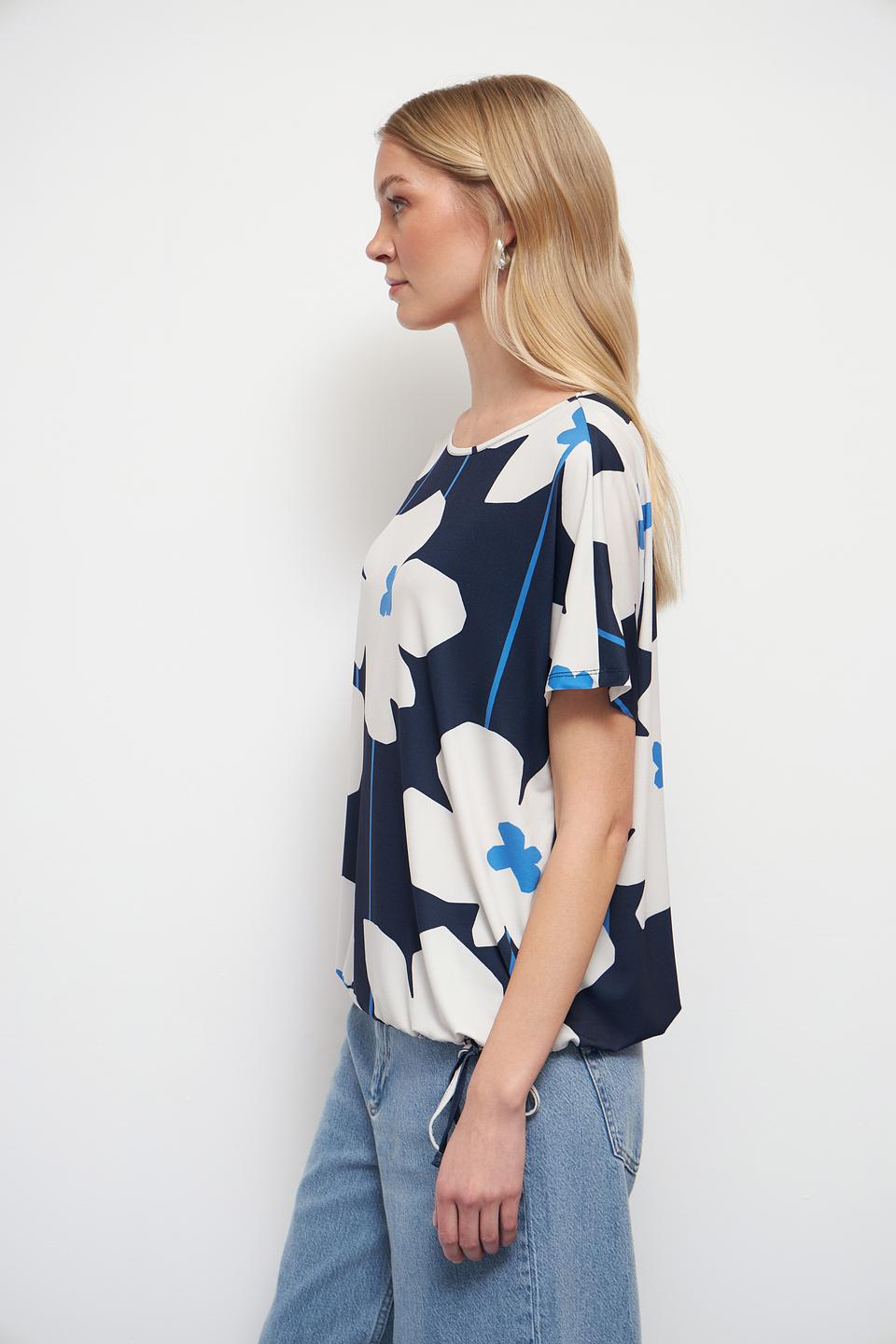 Блуза Oui с цветочным принтом
