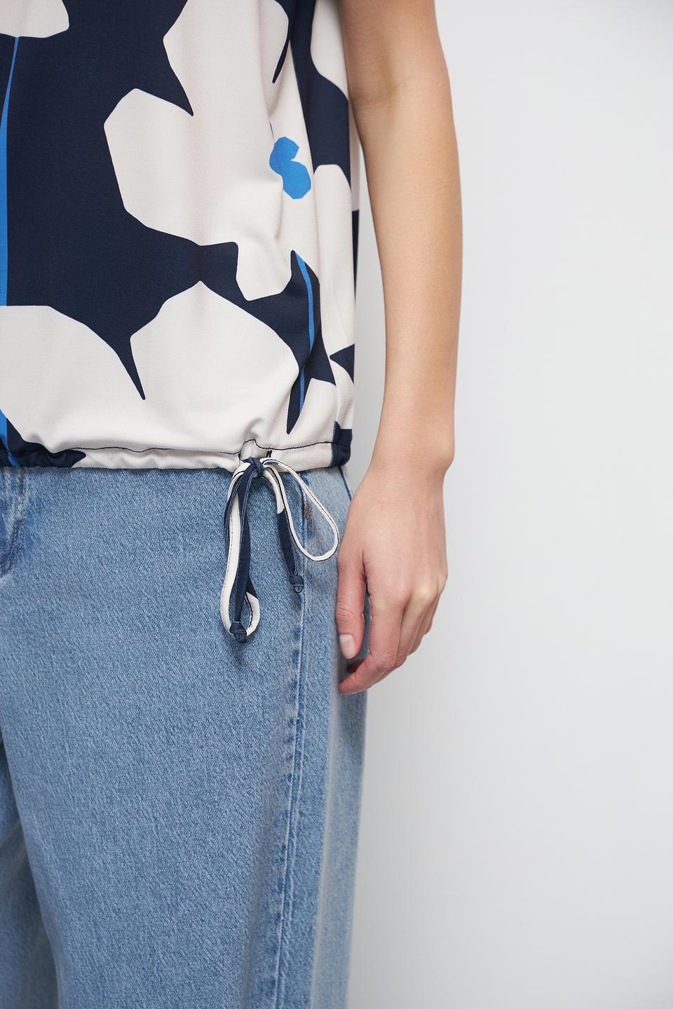 Блуза Oui с цветочным принтом