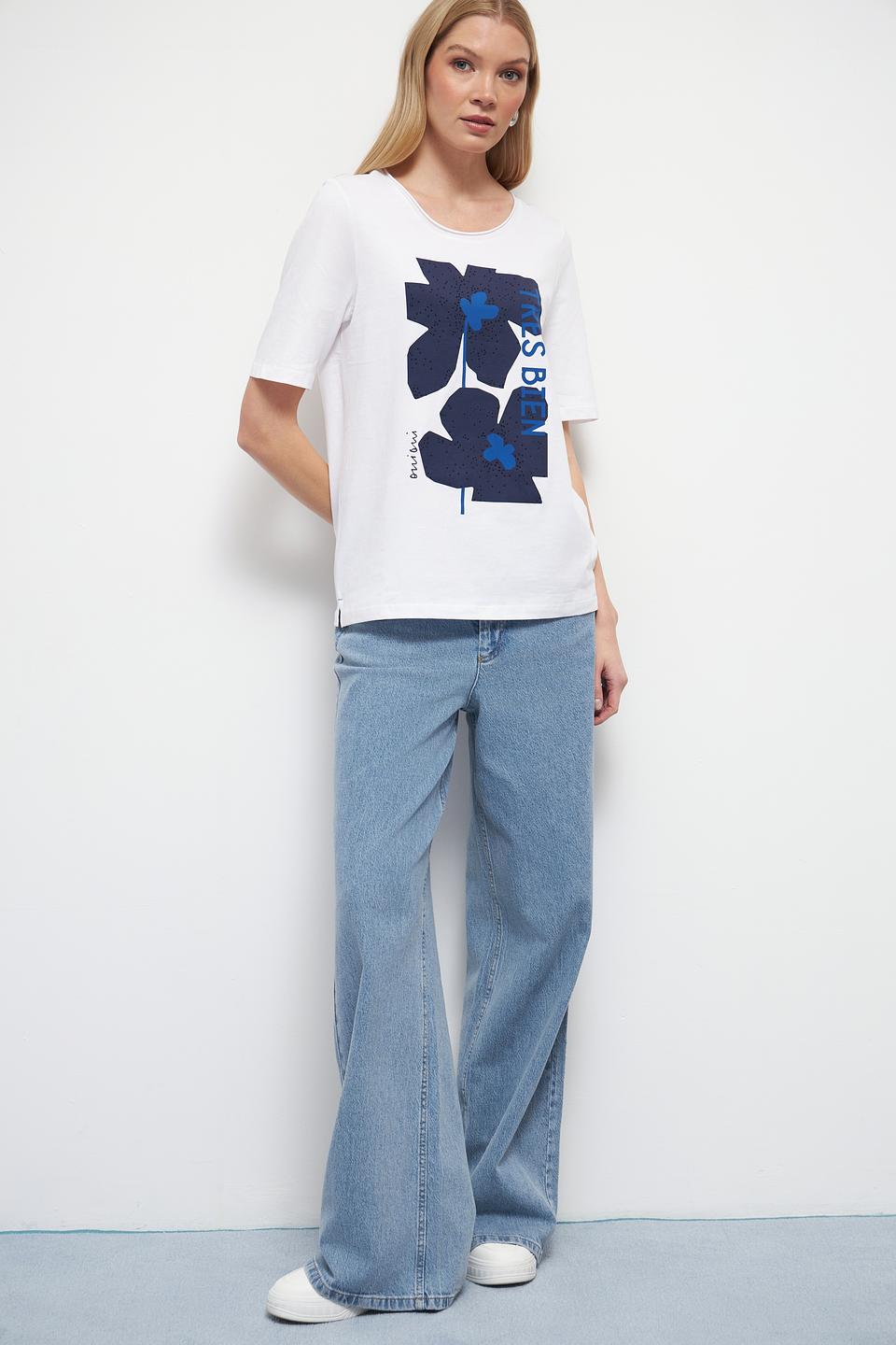 Футболка Oui с принтом