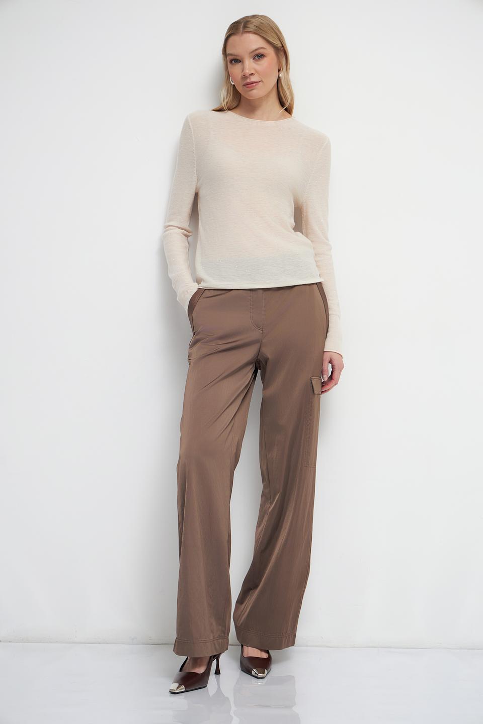 Пуловер Marc Cain бежевый