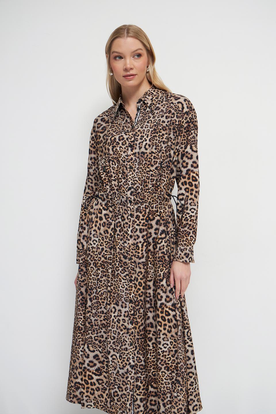 Платье Marc Cain леопардовый принт