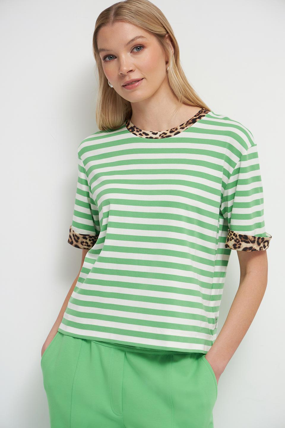Футболка Marc Cain полоска, зелёный