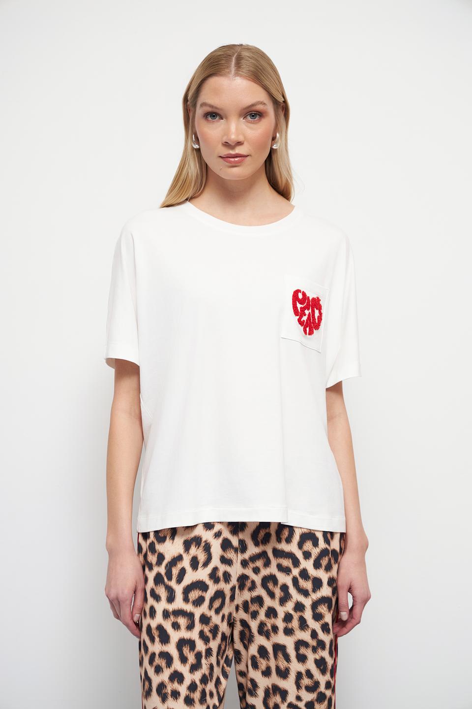 Футболка Oui с сердцем