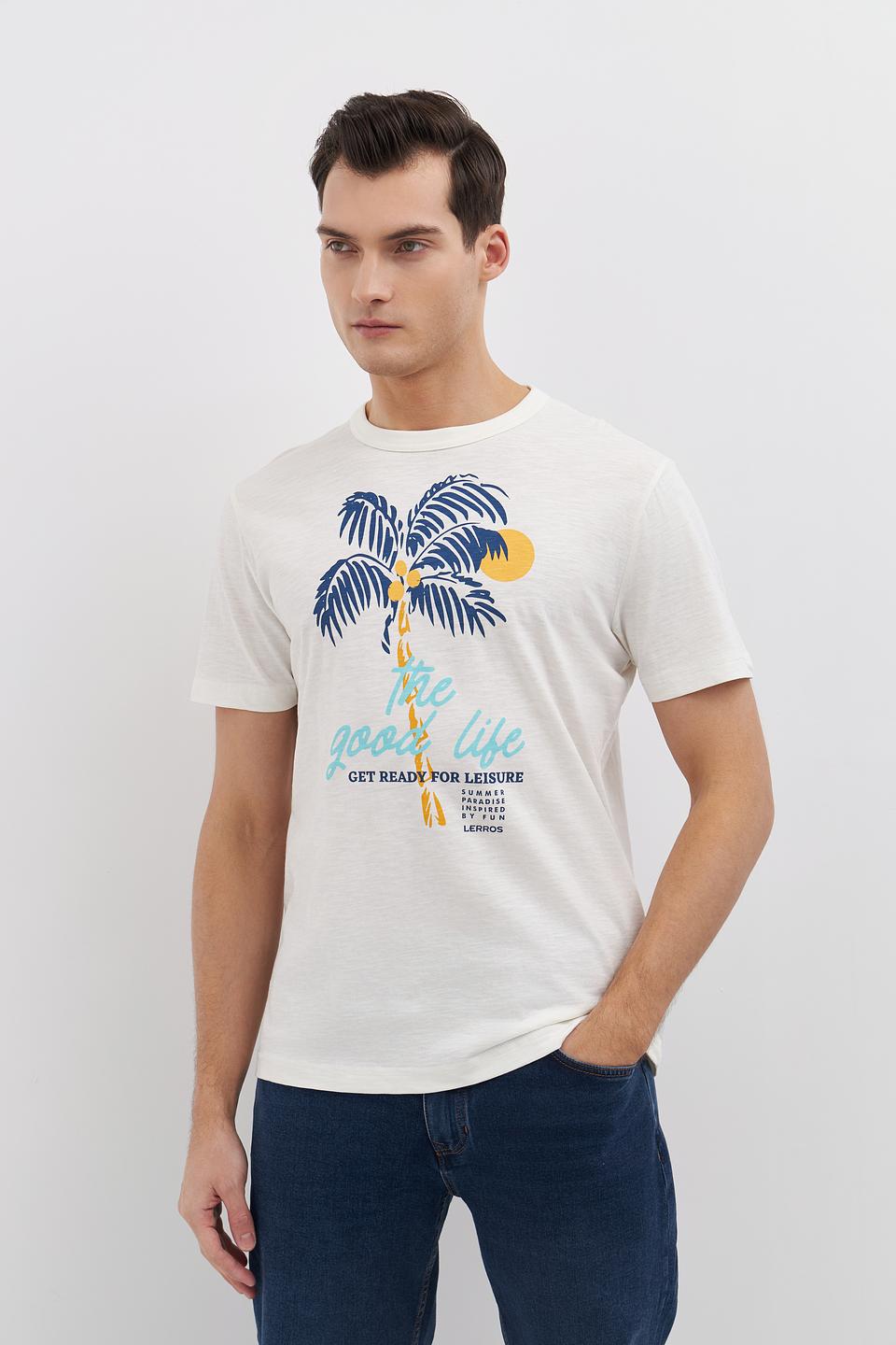 Футболка Lerros с пальмами