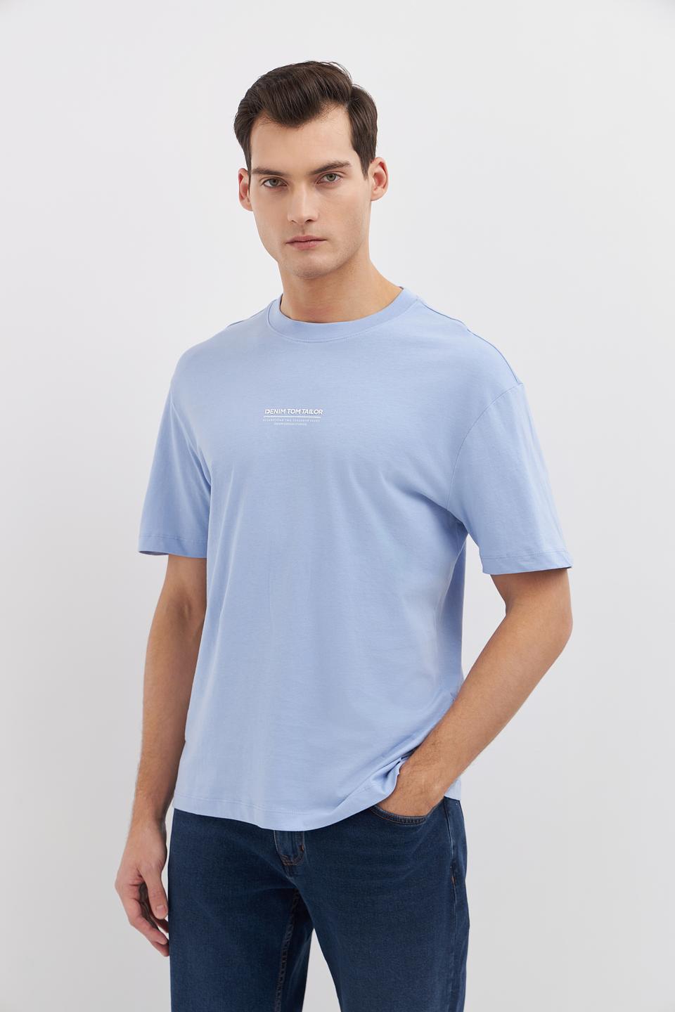 Футболка Tom Tailor denim голубая