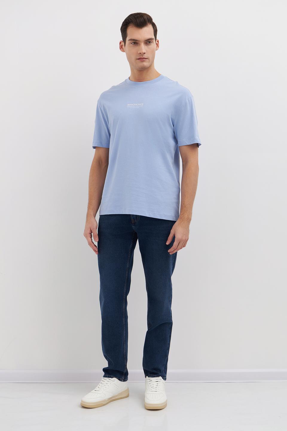 Футболка Tom Tailor denim голубая