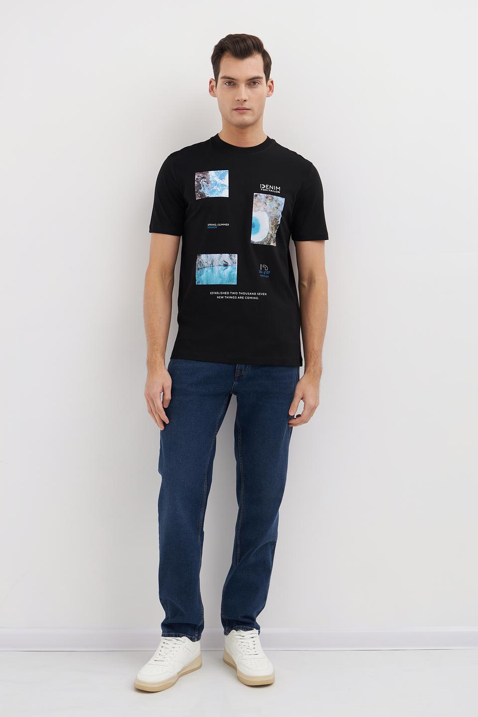 Футболка Tom Tailor denim чёрная