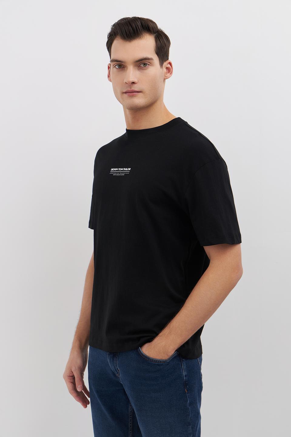 Футболка Tom Tailor denim чёрная