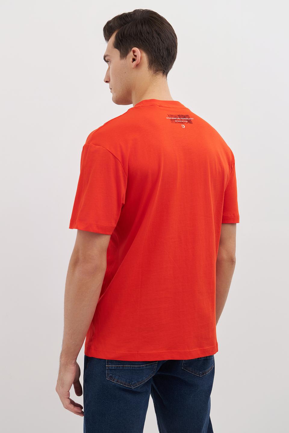 Футболка Tom Tailor denim оранжевая