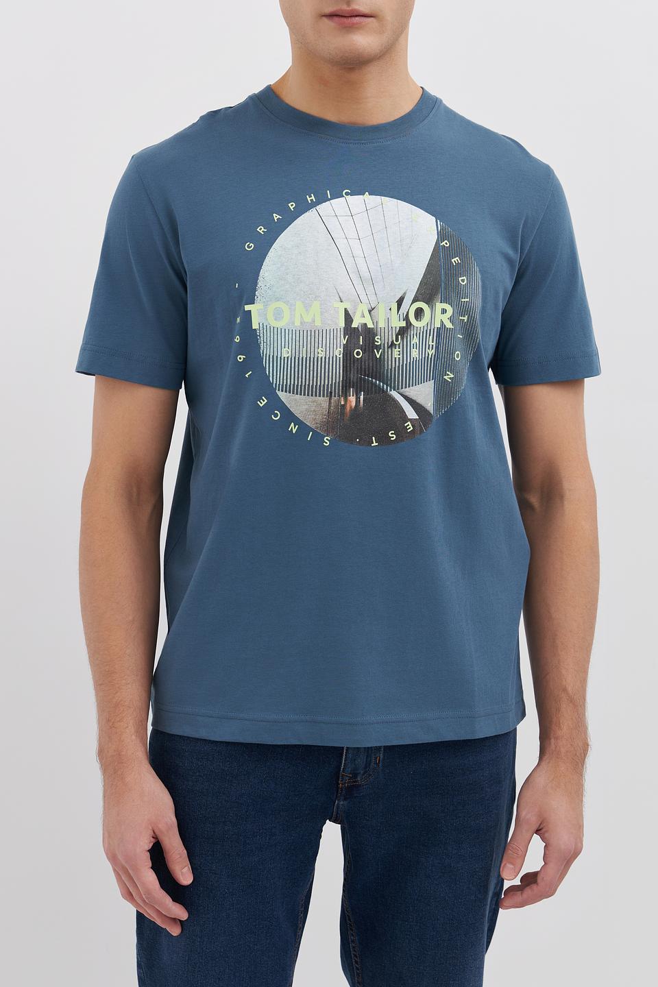 Футболка Tom Tailor graphic blue