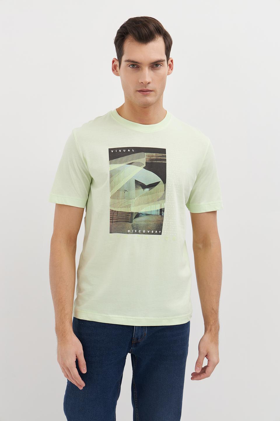 Футболка Tom Tailor с принтом лайм