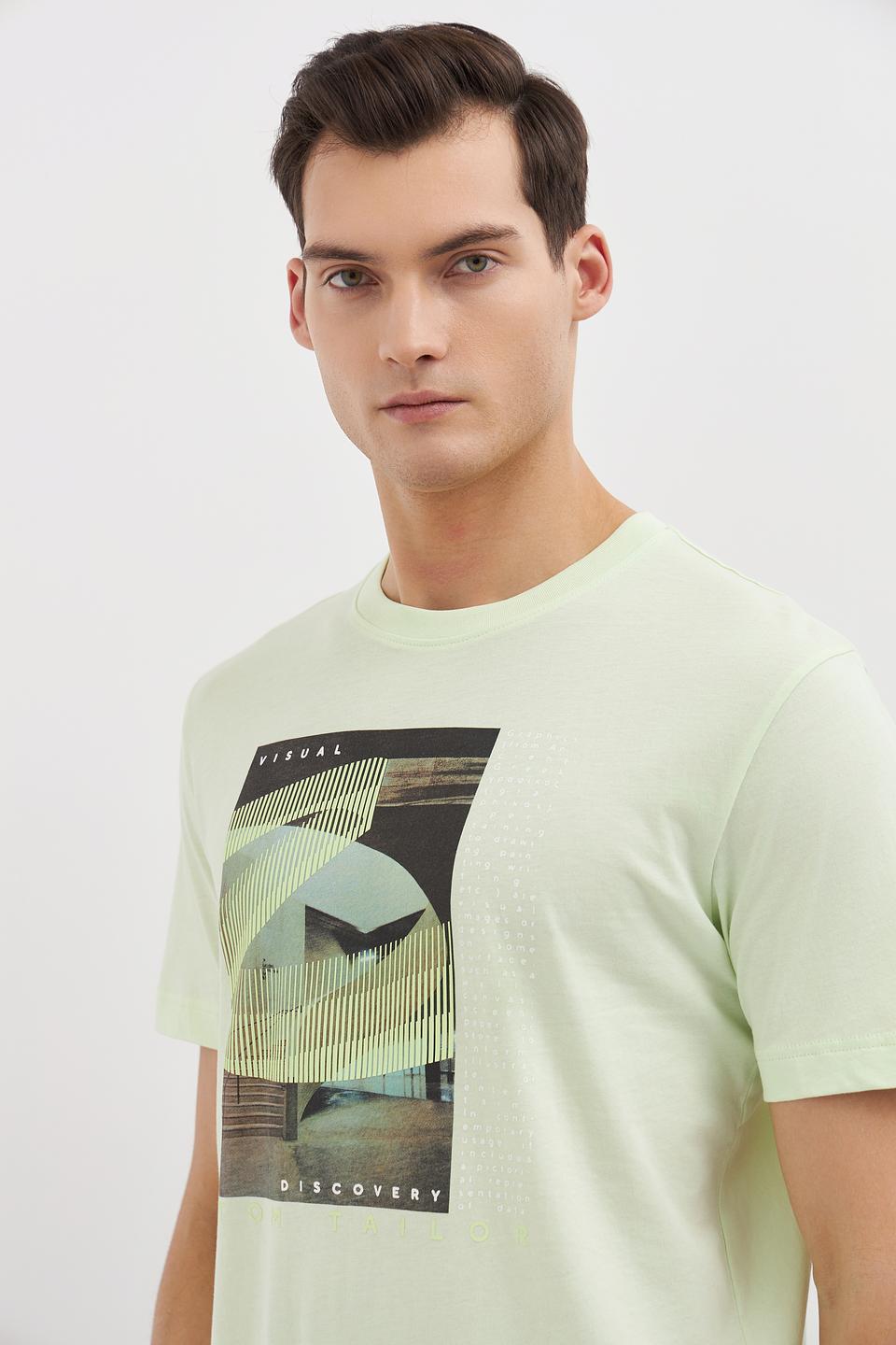 Футболка Tom Tailor с принтом лайм