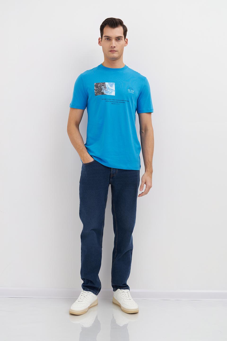 Футболка Tom Tailor denim голубая