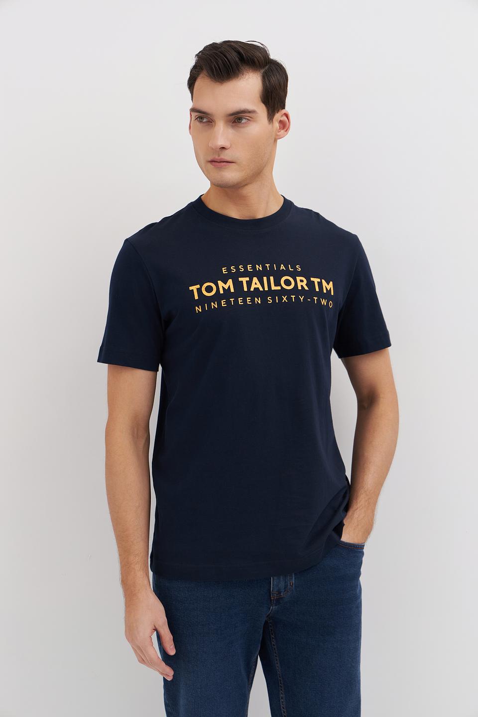 Футболка Tom Tailor essentials синяя
