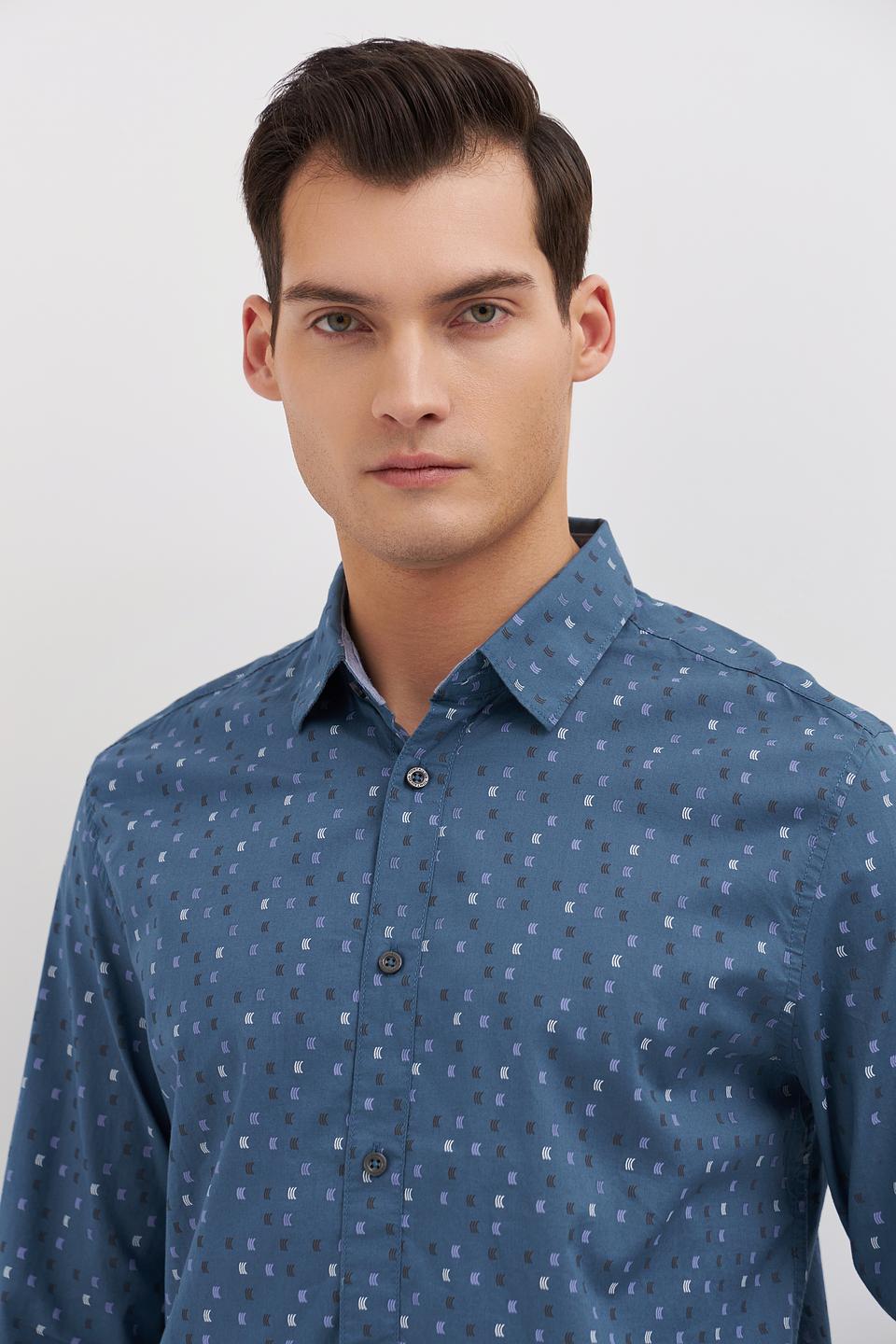 Рубашка дл Tom Tailor в мелкий принт