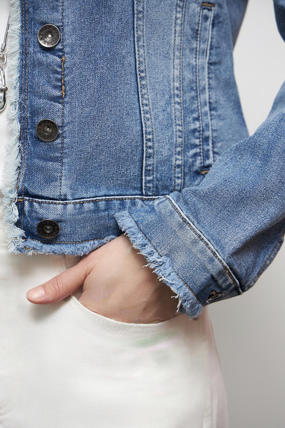 Жакет Frieda and Freddies джинсовый с бахромой