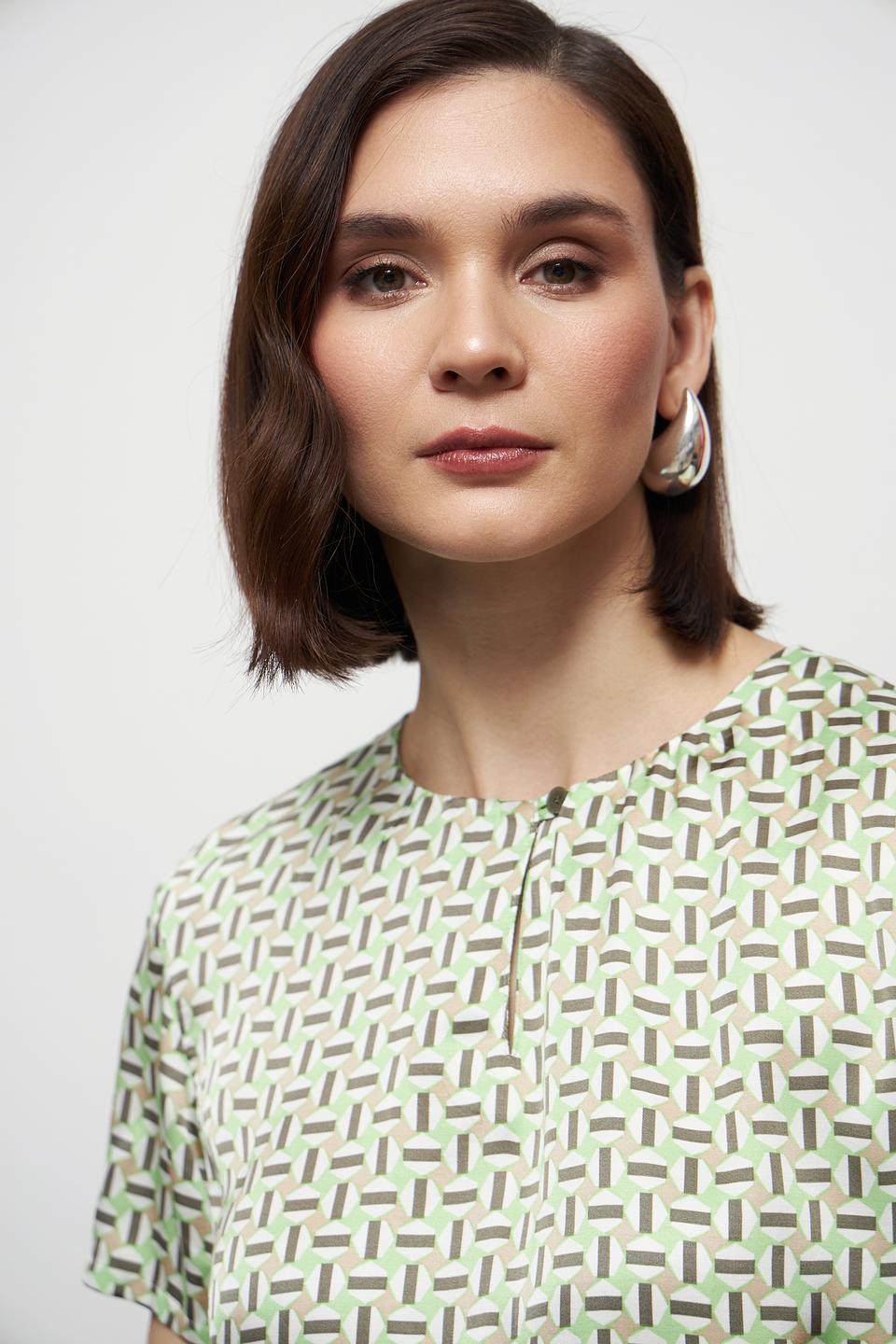 Блуза Gerry Weber с принтом зелёный