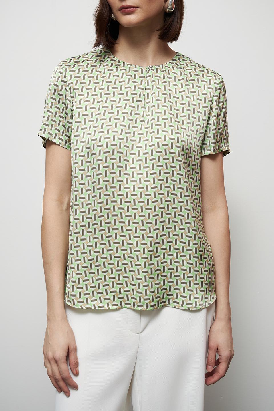 Блуза Gerry Weber с принтом зелёный
