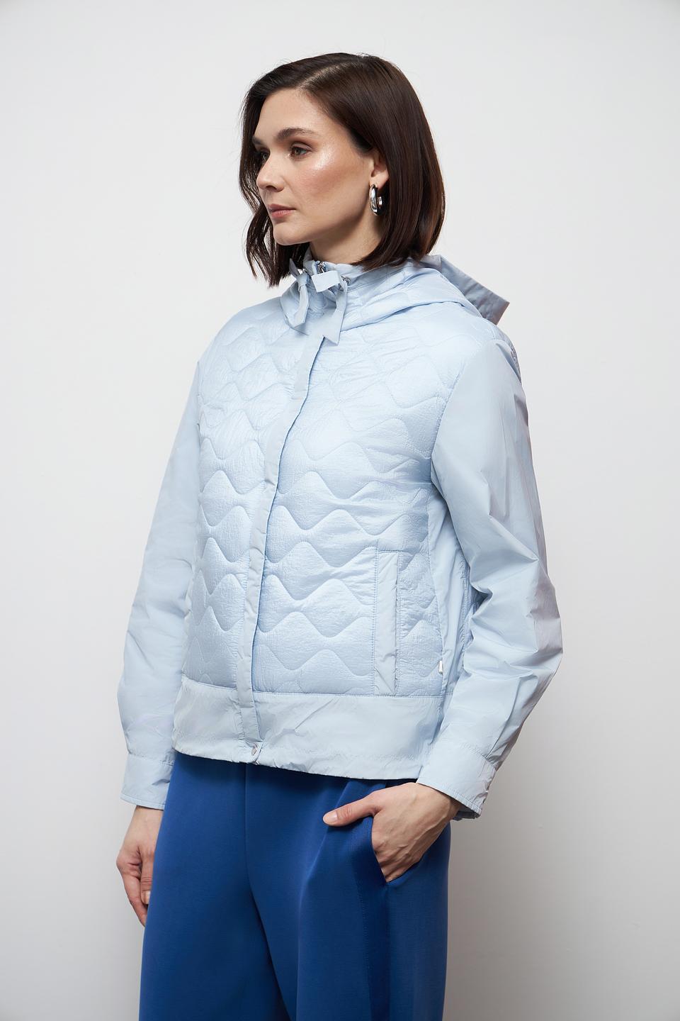Куртка Milestone стеганая голубая